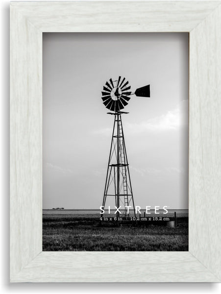 Sixtrees Lawrence Wood Picture Frame - 4X6 5X7 8X10 - Multiple Colors