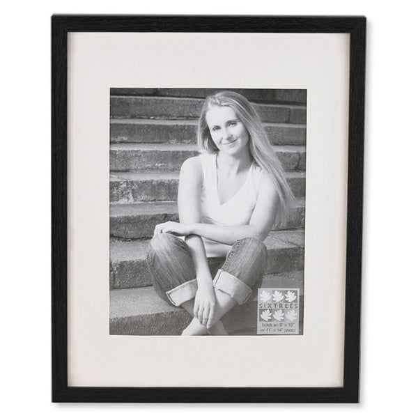 sixtrees Logan Matted Collection - Available In Black White Grey And Bamboo Natural - Multiple Sizes