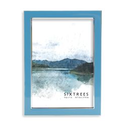 Sixtrees Mia Blue And Silver Enamel Picture Frame - 4X6 5X7 8X10