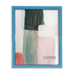 Sixtrees Mia Blue And Silver Enamel Picture Frame - 4X6 5X7 8X10