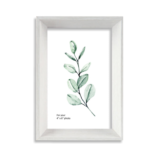 sixtrees Noah Wooden Picture Frame 4X6 5X7 8X10 Black White Grey and Blue