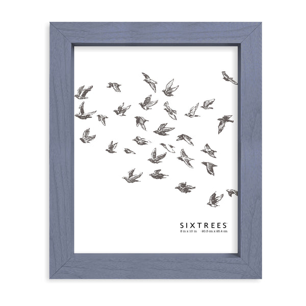 Sixtrees Provo Blue Collection - 4X6 5X7 8X10 11X14 Mats To 5X7