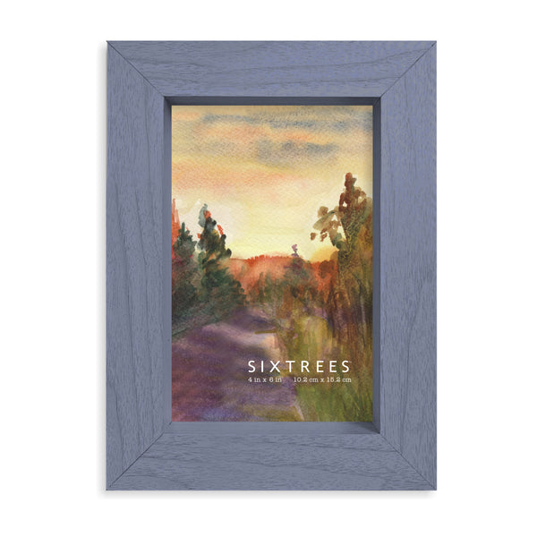 sixtrees Provo Blue Collection - 4X6 5X7 8X10 11X14 Mats to 5X7