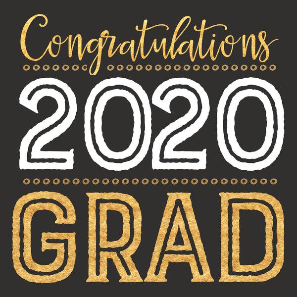 sixtrees Congratulations 2020 Grad - 6X6 Box Sign
