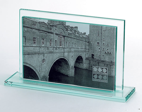 sixtrees Deco Glass Horizontal Picture Frame