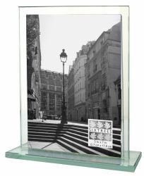 Sixtrees Deco Glass Vertical Picture Frame 5X7