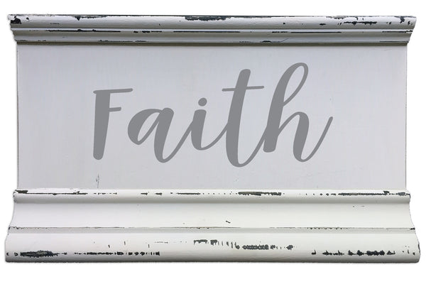 sixtrees Faith - 5X8 Molding Box Sign
