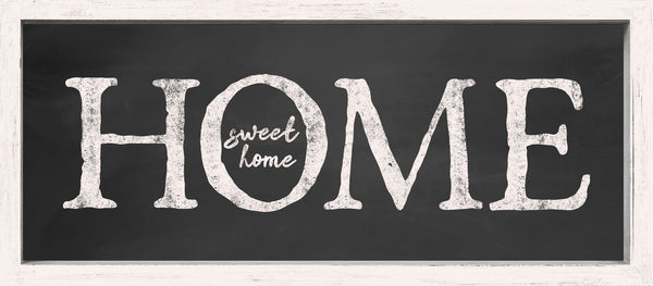Sixtrees Home Sweet Home - 7X16 Framed Box Sign