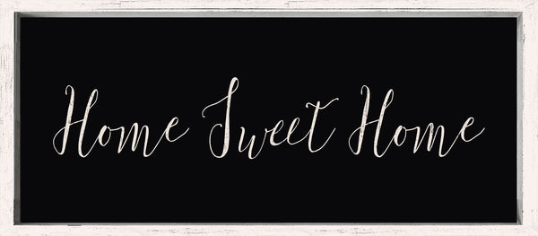 Sixtrees Home Sweet Home - 7X16 Framed Box Sign