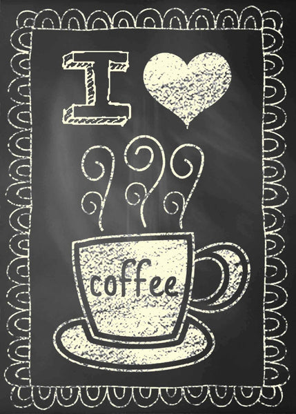 Sixtrees I Coffee - 5X7 Box Sign