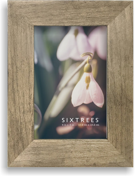 sixtrees Parker Wood Picture Frame - 4X6 or 5X7