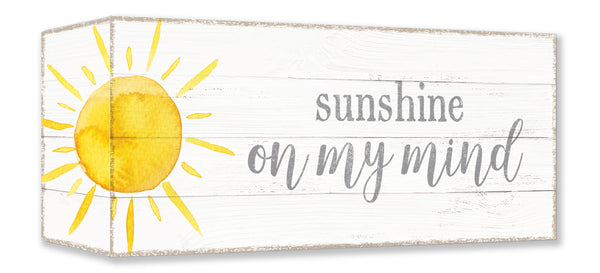 Sixtrees Sunshine On My Mind - 5X11 Edge Box Frame