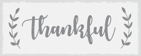 sixtrees Thankful - 4X10 Box Sign