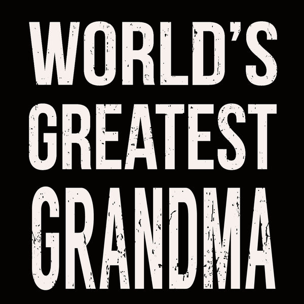 Sixtrees World's Greatest Grandma - 6X6 Box Sign