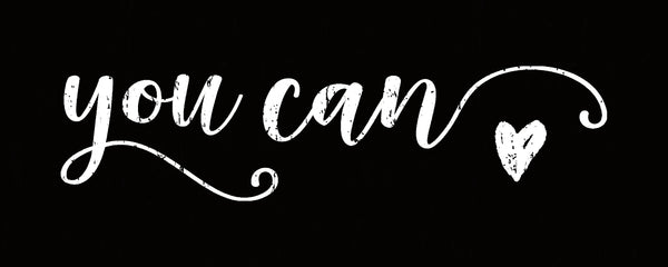 sixtrees 'You Can' - 4X10 Wooden Decorative Box Sign