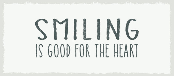 sixtrees Smiling Is Good For The Heart - 7X16 Box Sign