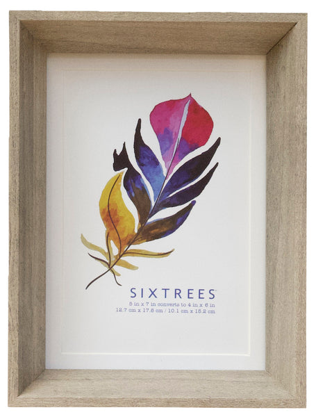 sixtrees Stark 6X8 and 5X7 Deep Matted Picture Frames