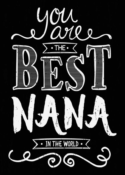 Sixtrees You Are The Best Nana In The World - 5X7 Box Sign