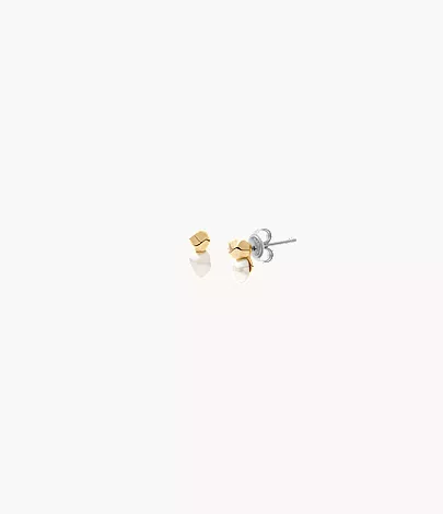 skagen Agnethe Pearl Gold-Tone Stainless Steel Stud Earrings Jewelry Women's Jewelry New Arrivals skagen Agnethe Pearl Gold-Tone Stainless Steel Stud Earrings Jewelry Women's Jewelry New Arrivals
