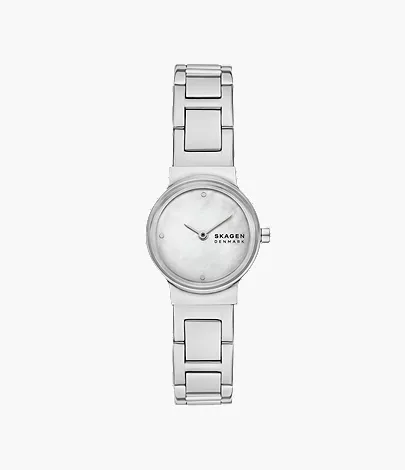 skagen Freja Lille Two-Hand Silver Stainless Steel Watch