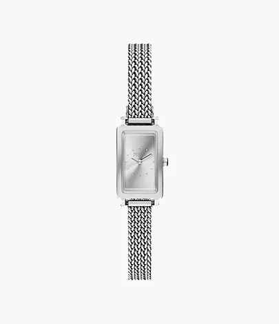skagen Hagen Micro Two-Hand Silver Stainless Steel Watch