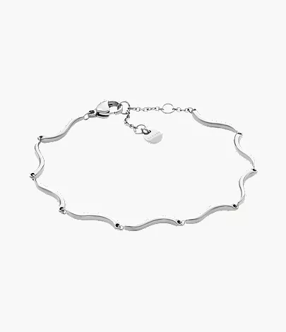 skagen Kariana Waves Stainless Steel Chain Bracelet