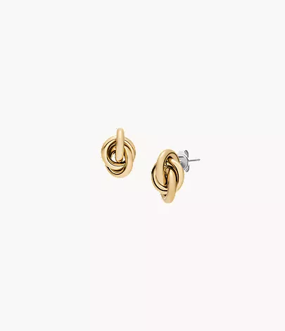 skagen Moderne Stak Gold-Tone Stainless Steel Stud Earrings Shop New Arrivals