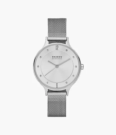 skagen Anita Lille Steel Mesh Watch