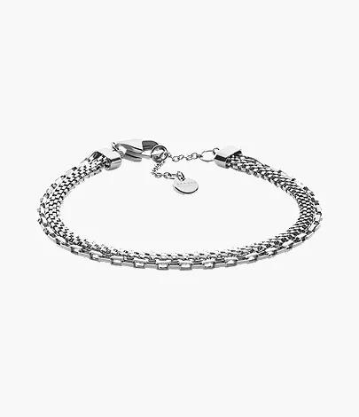 skagen Tov Mesh Silver Stainless Steel Chain Bracelet Men Jewelry Bracelets
