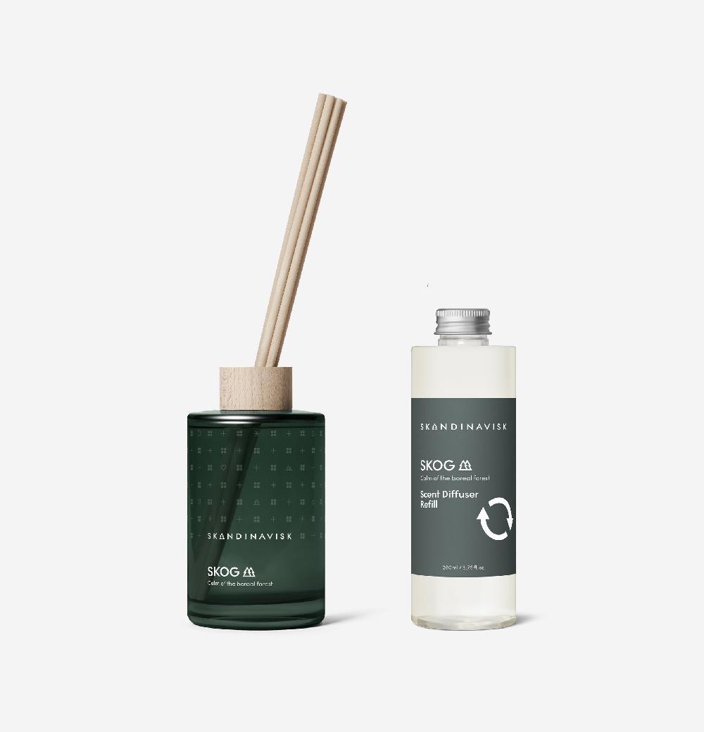 skandinavisk Calm of the boreal forest SKOG Scent Diffuser & Refill Duo