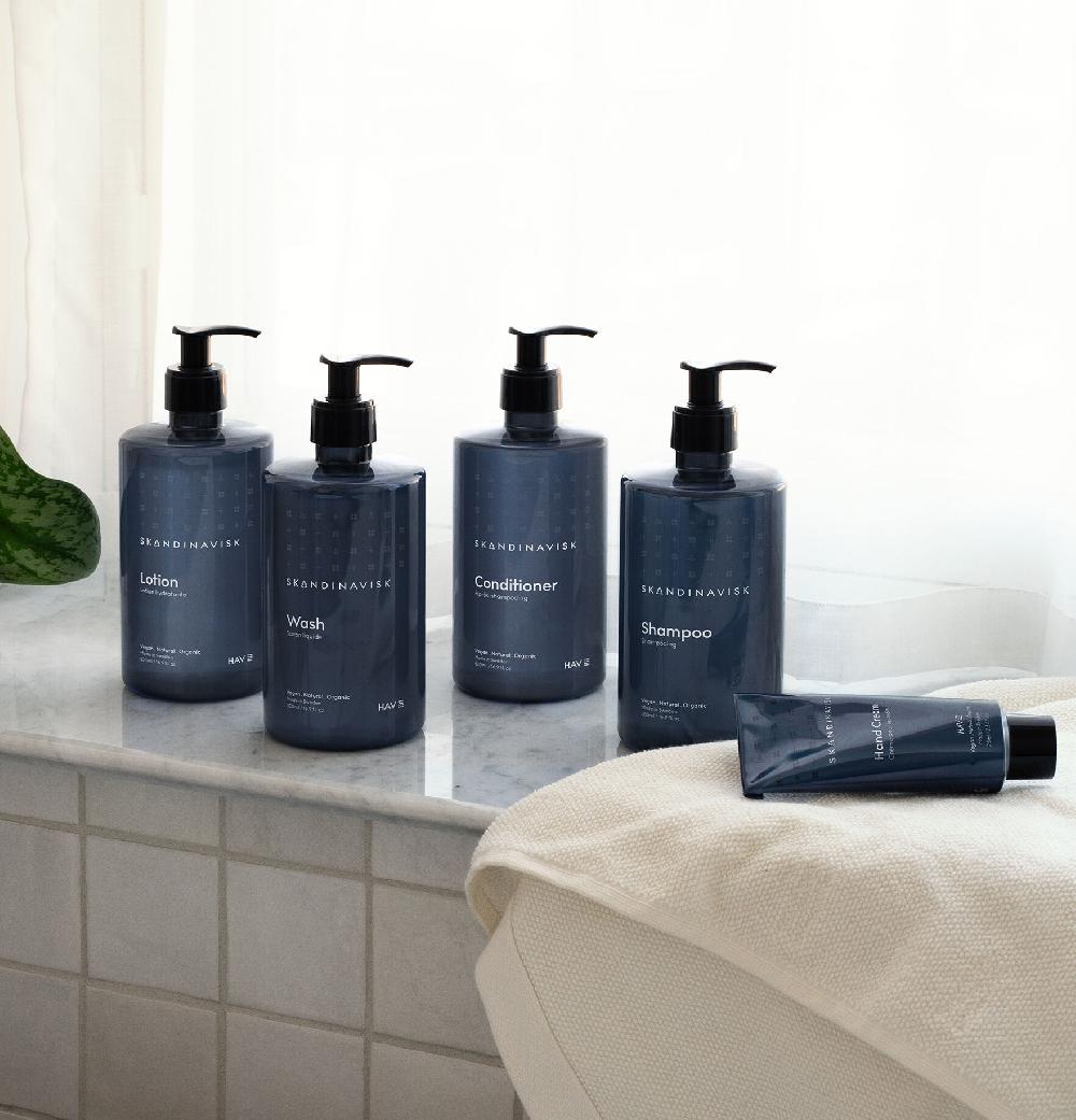 Skandinavisk Wash Lotion Shampoo Conditioner & Hand Cream HAV 5 Star Bundle