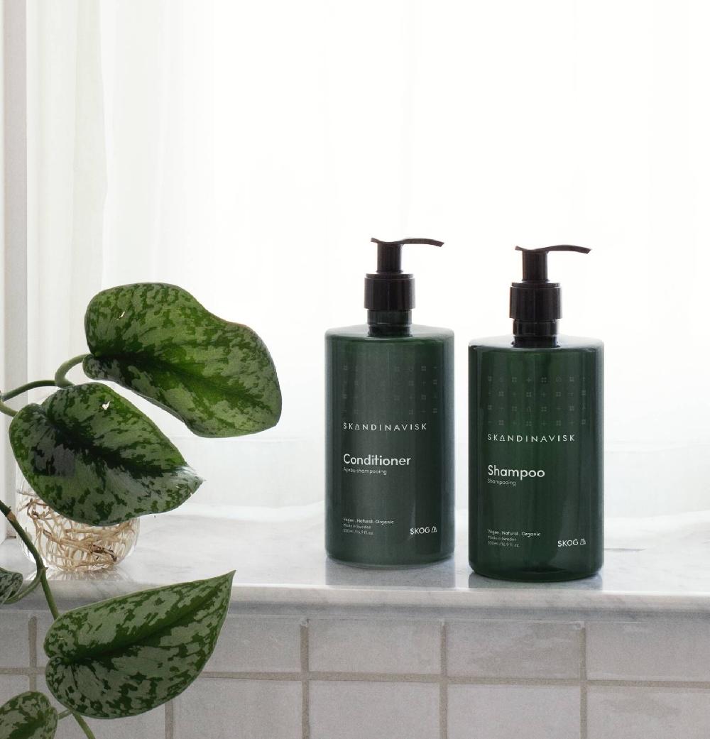 Skandinavisk Wash Lotion Shampoo Conditioner & Hand Cream SKOG 5 Star Bundle