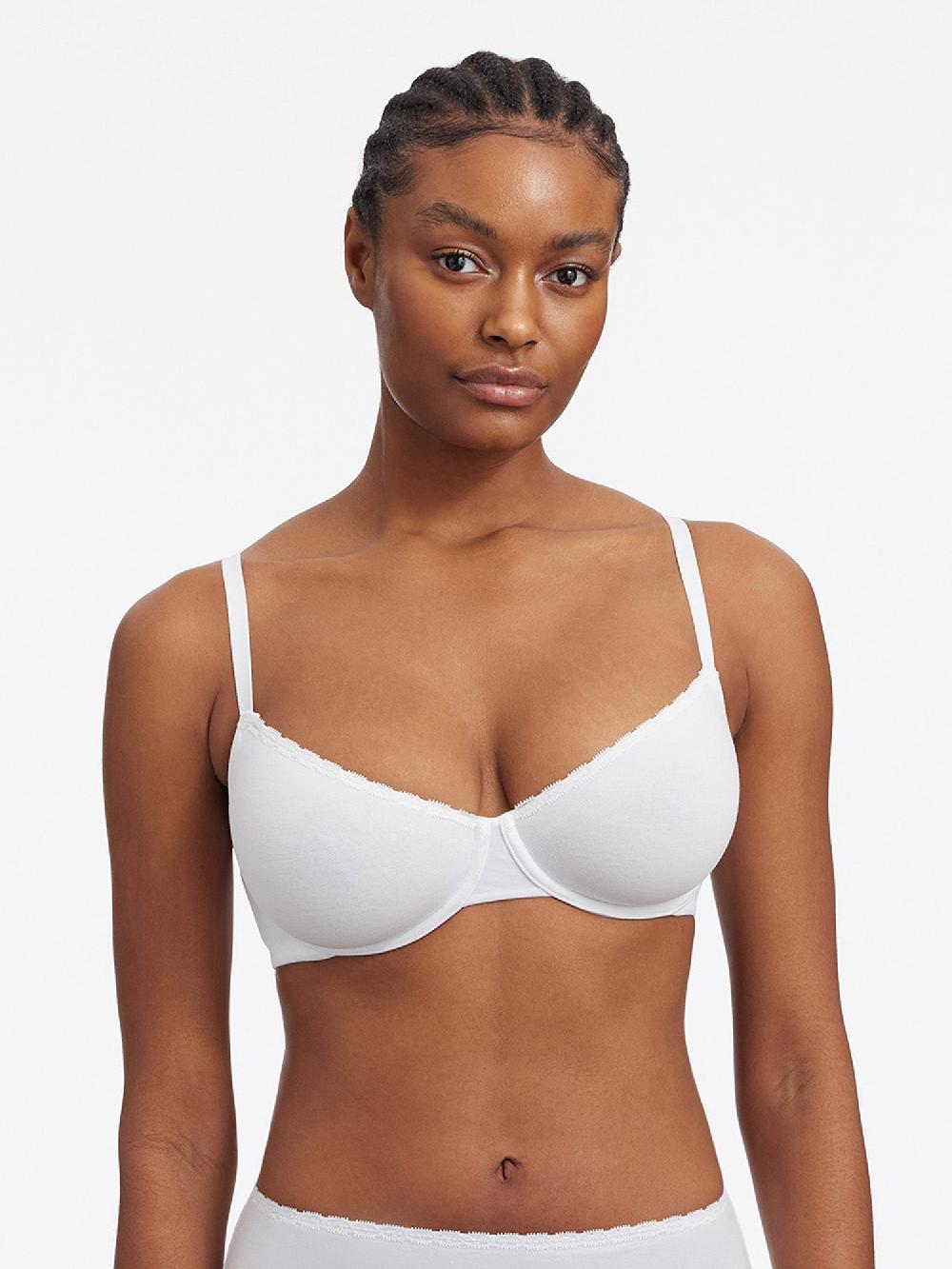 Skarlett Blue Adorned Demi Cotton Unlined Underwire Bra