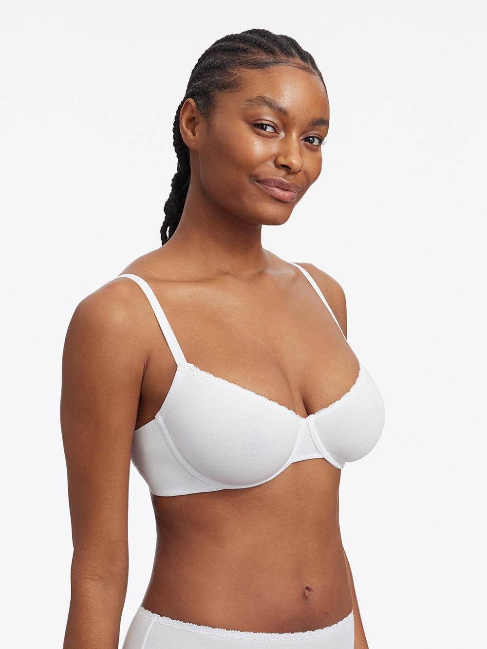 Skarlett Blue Adorned Demi Cotton Unlined Underwire Bra