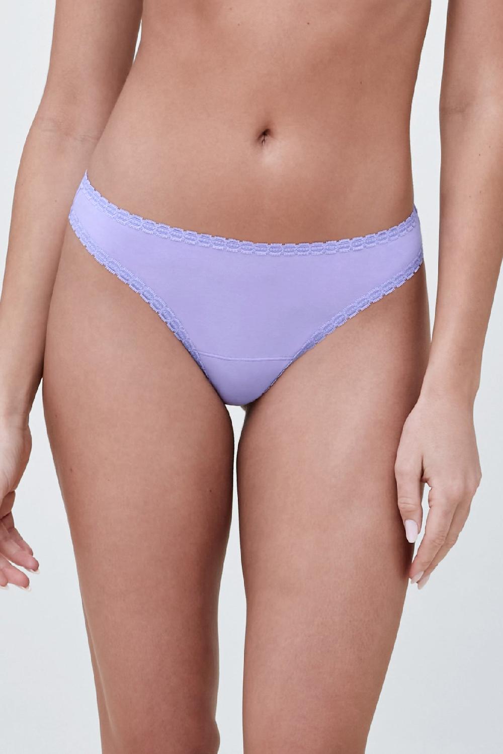Skarlett Blue Adorned Hipster Cotton Thong 3-Pack - FINAL SALE