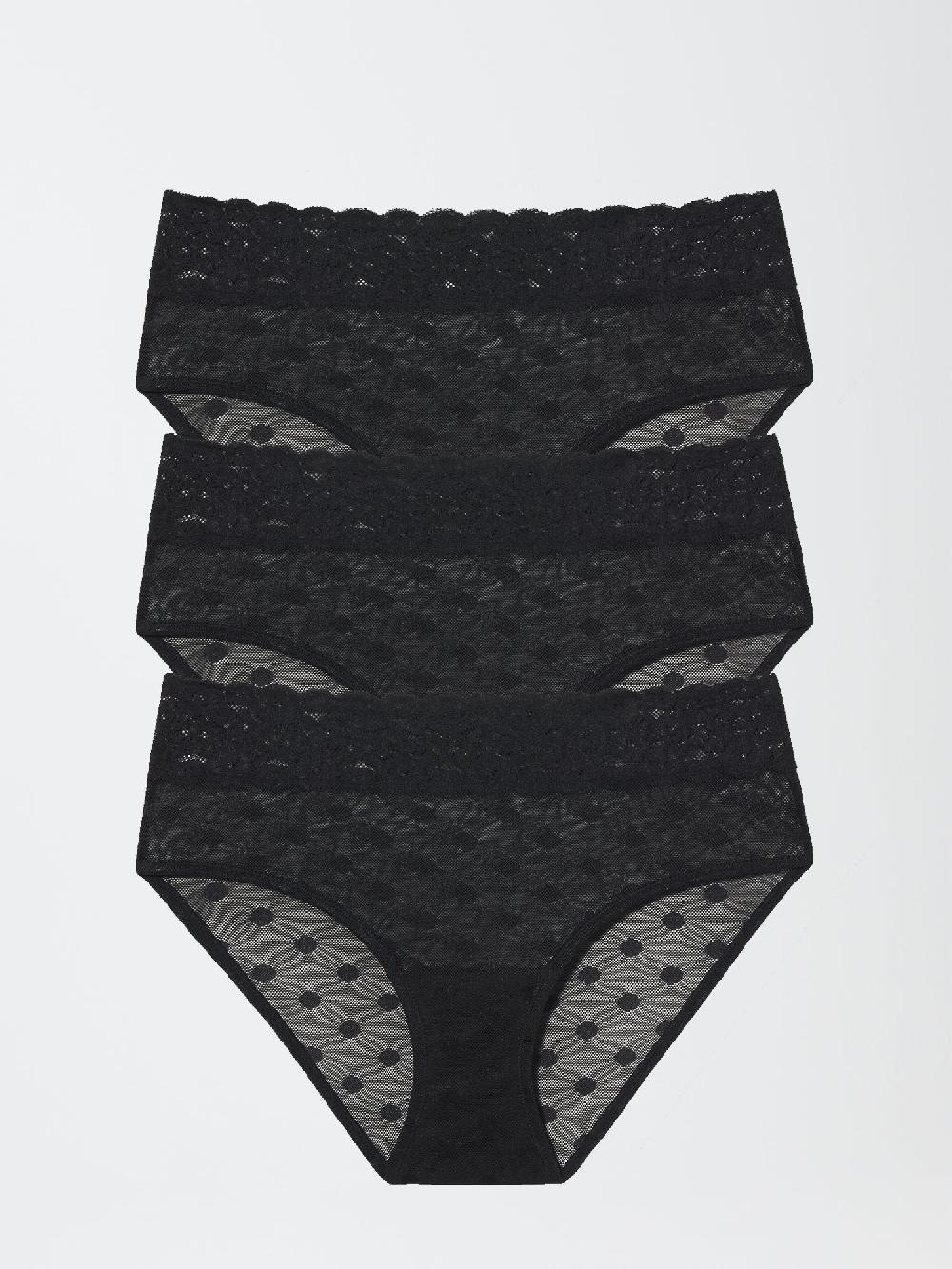 skarlett blue Dare Dot Mesh Hipster 3-Pack - FINAL SALE