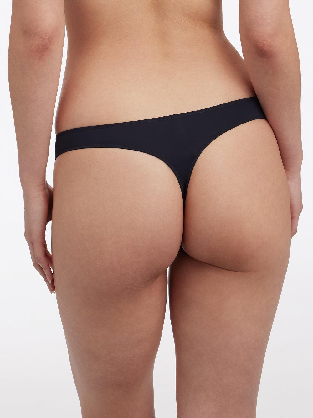 Skarlett Blue Entice Front Lace Thong Black/Midnight