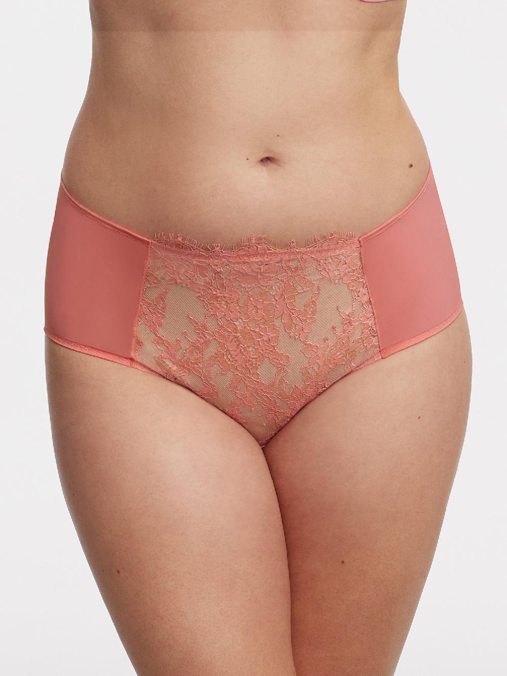 Skarlett Blue Entice Full Coverage Lace Brief Geranium/Cashmere