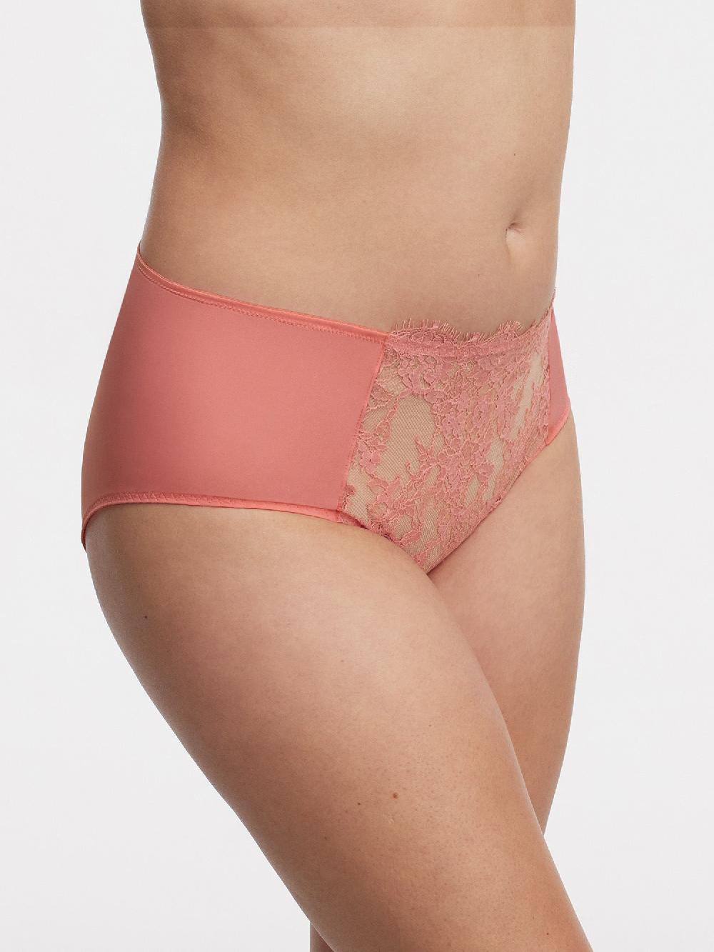 Skarlett Blue Entice Full Coverage Lace Brief Geranium/Cashmere