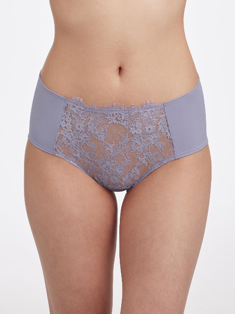 Skarlett Blue Entice Full Coverage Lace Brief Lavender Dusk