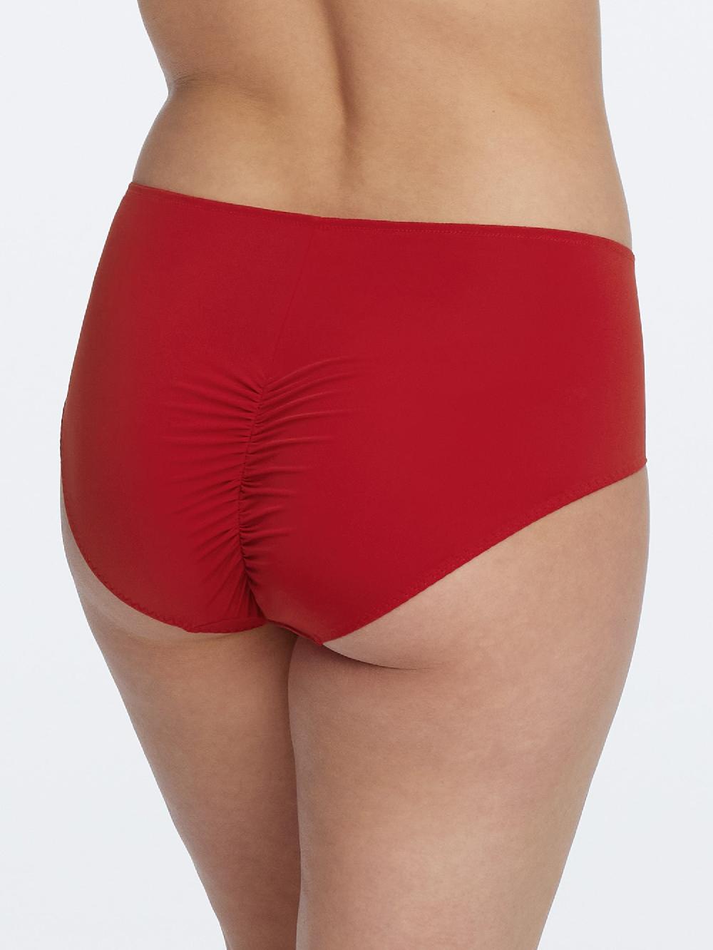 Skarlett Blue Entice Full Coverage Lace Brief Lipstick Red/Nylon