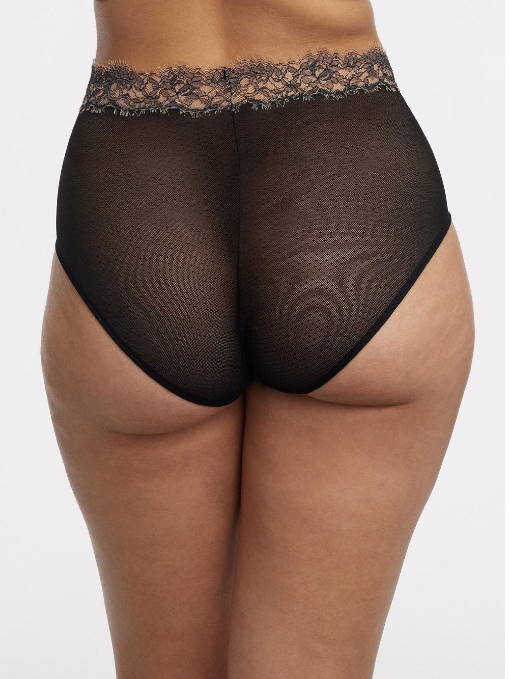 Skarlett Blue Entice High Waisted Brief Black/Nylon