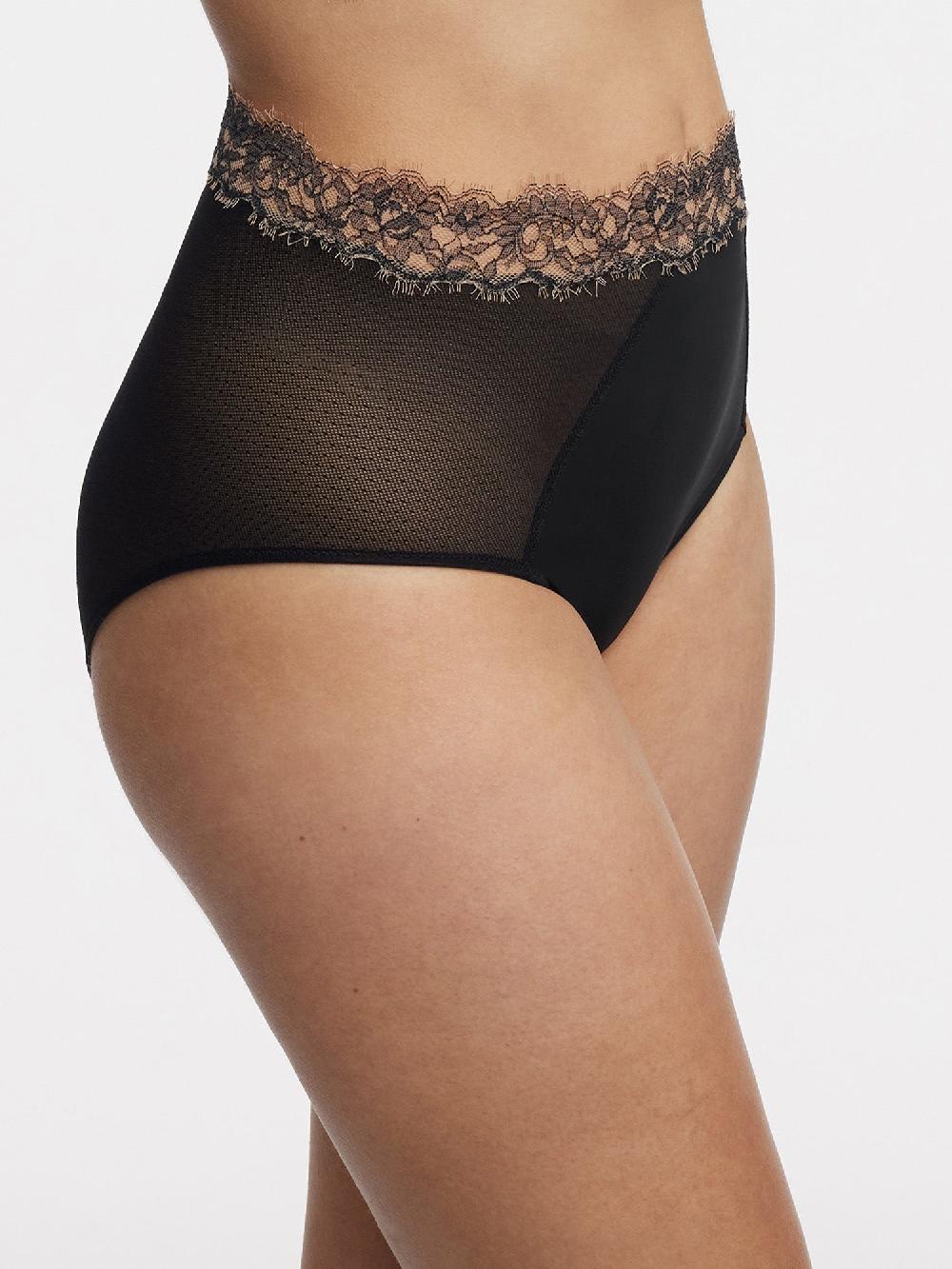 Skarlett Blue Entice High Waisted Brief Black/Nylon