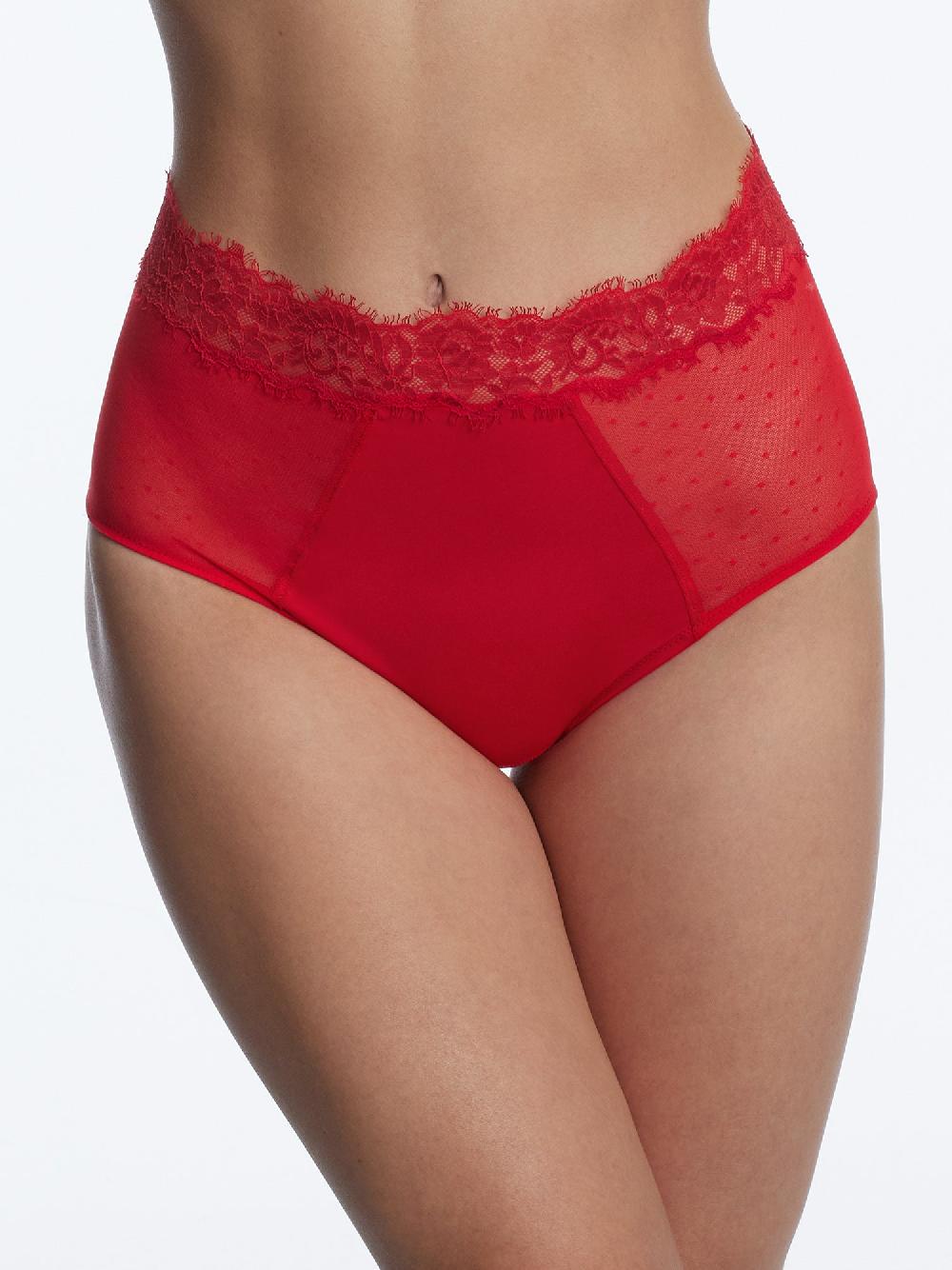 Skarlett Blue Entice High Waisted Brief Bright Cherry