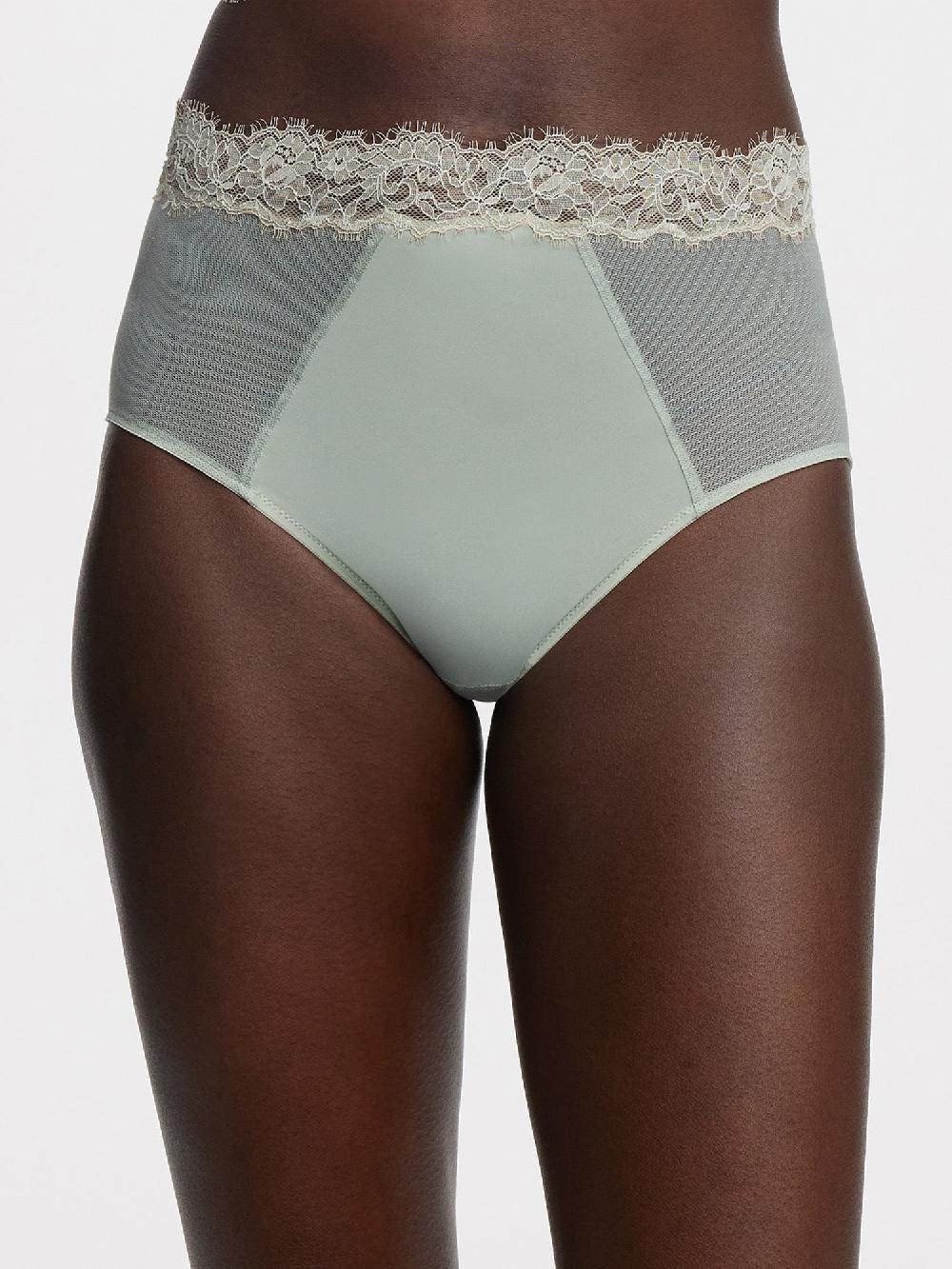 Skarlett Blue Entice High Waisted Brief Frosted Jade/Nylon