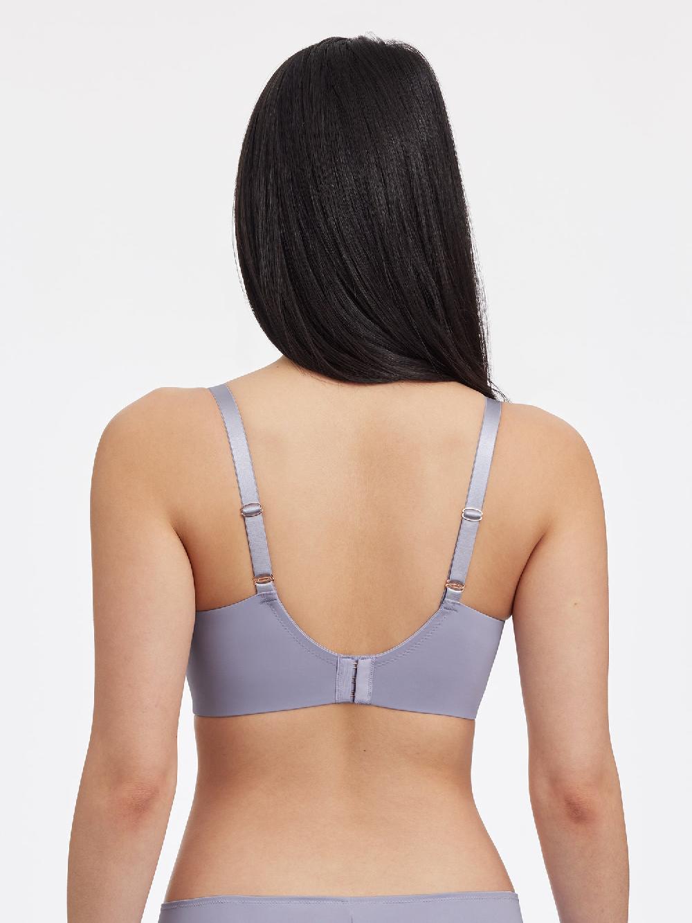 Skarlett Blue Entice Lace Full Coverage Side Support Balconette Bra Lavender Dusk