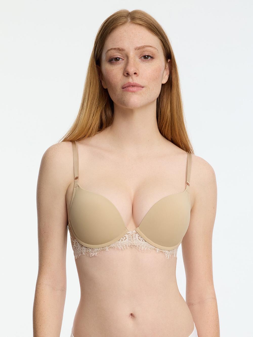 Skarlett Blue Entice Lace Push-Up T-Shirt Bra Nylon/White
