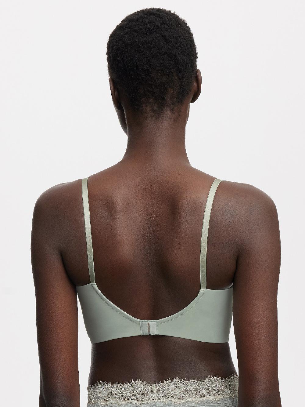 Skarlett Blue Entice Longline Lace Bra Frosted Jade/Nylon