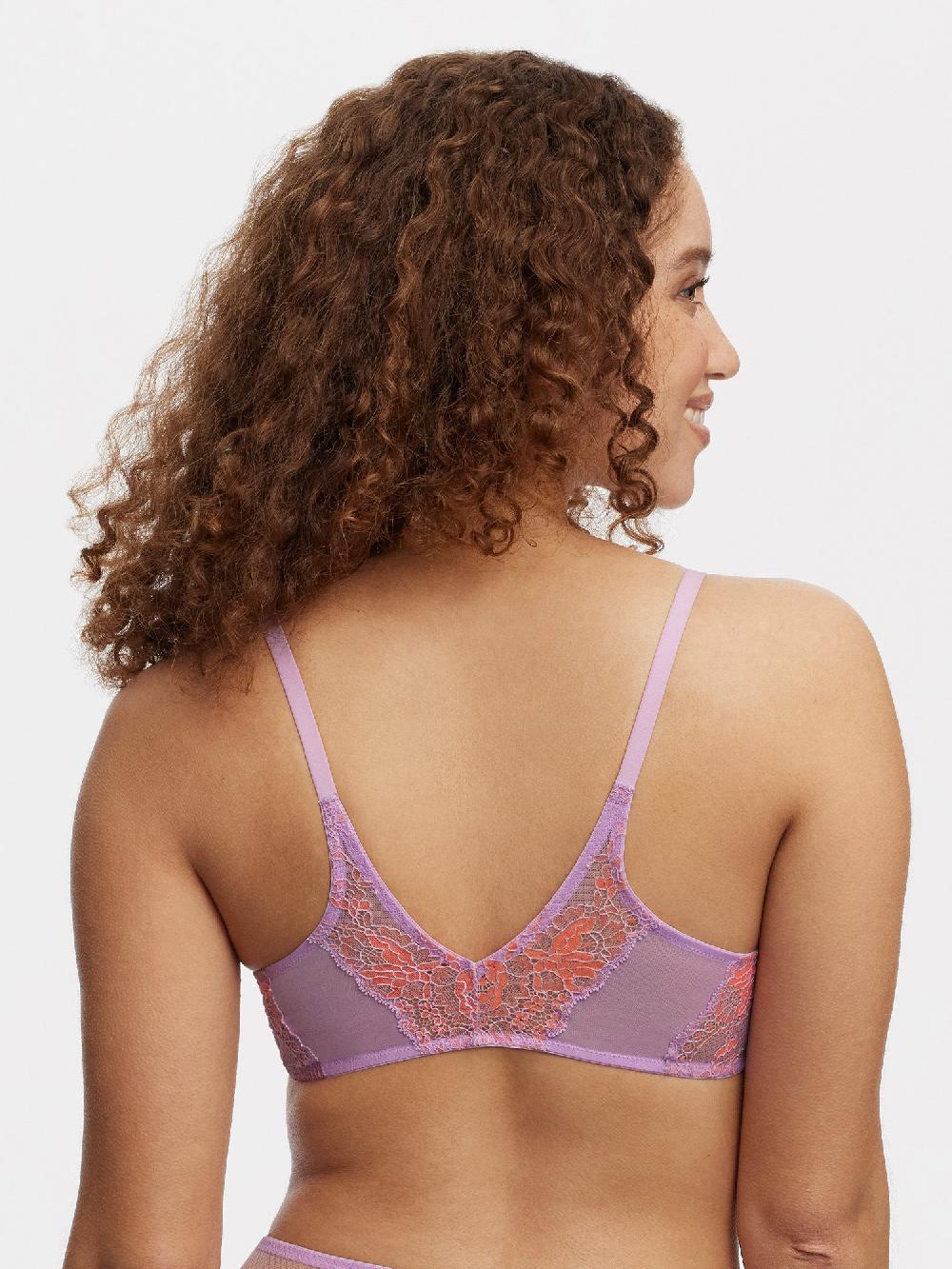 Skarlett Blue Flaunt Lace Front Close Bra Sweet Plum/Geranium