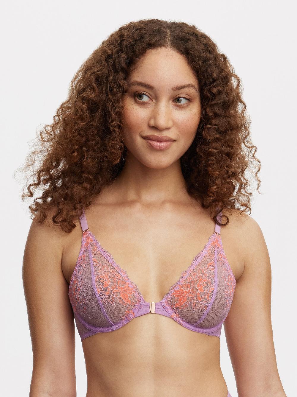 skarlett blue Flaunt Lace Front Close Bra Sweet Plum/Geranium